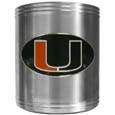 Miami Hurricanes Steel Can Cooler